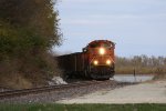 Following the Mississippi River, coal loads come south in to Fort Madison